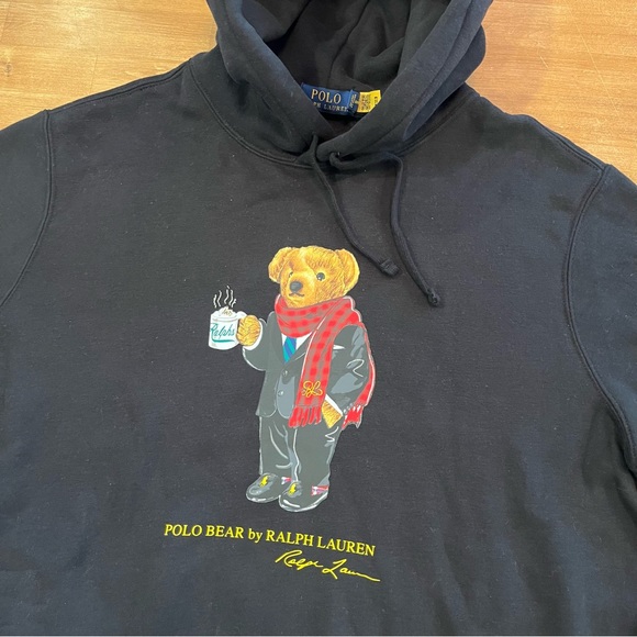 POLO RALPH LAUREN Ralph's Coffee Polo Bear Hoodie - Picture 3 of 4